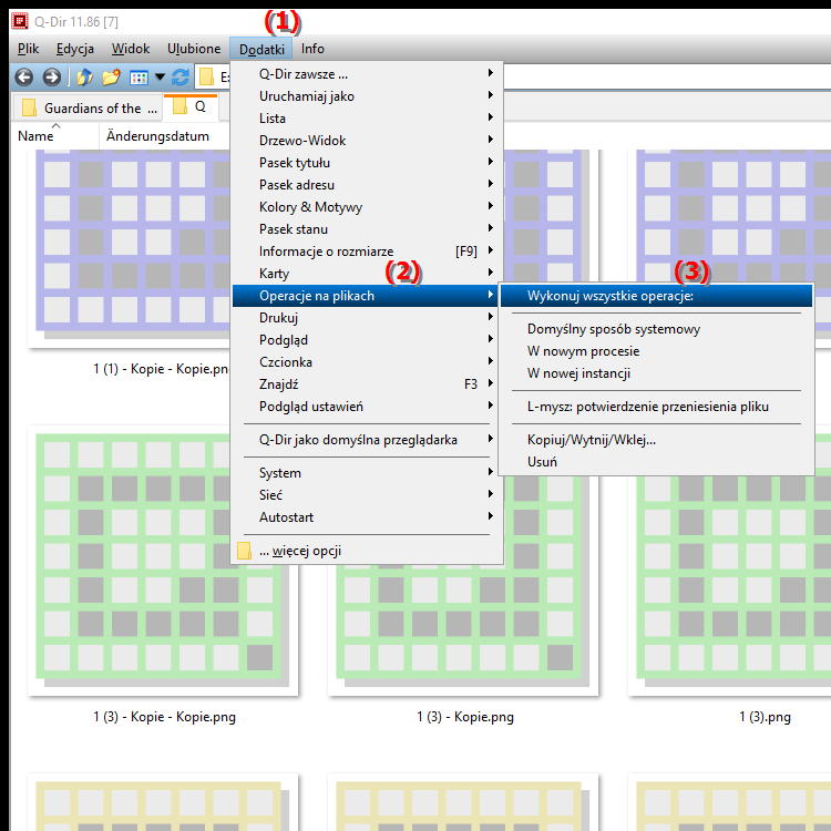 Czy operacje na plikach można dostosować w Eksploratorze plików